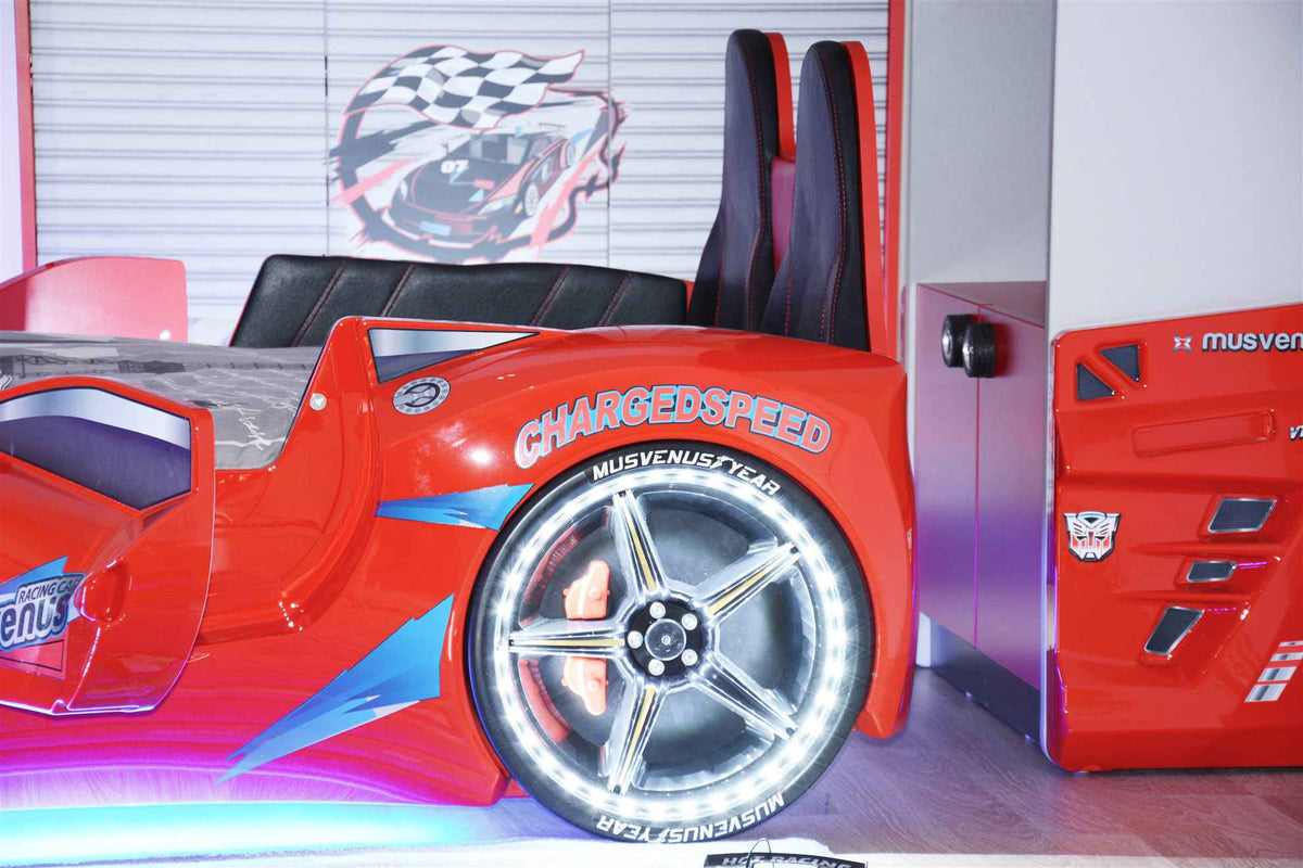 MVN 3 Letto Auto con LED e Suoni
