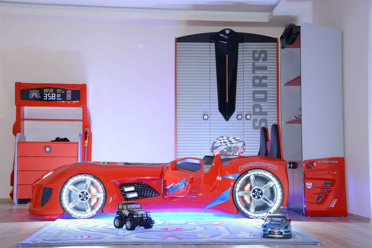 MVN 3 Letto Auto con LED e Suoni