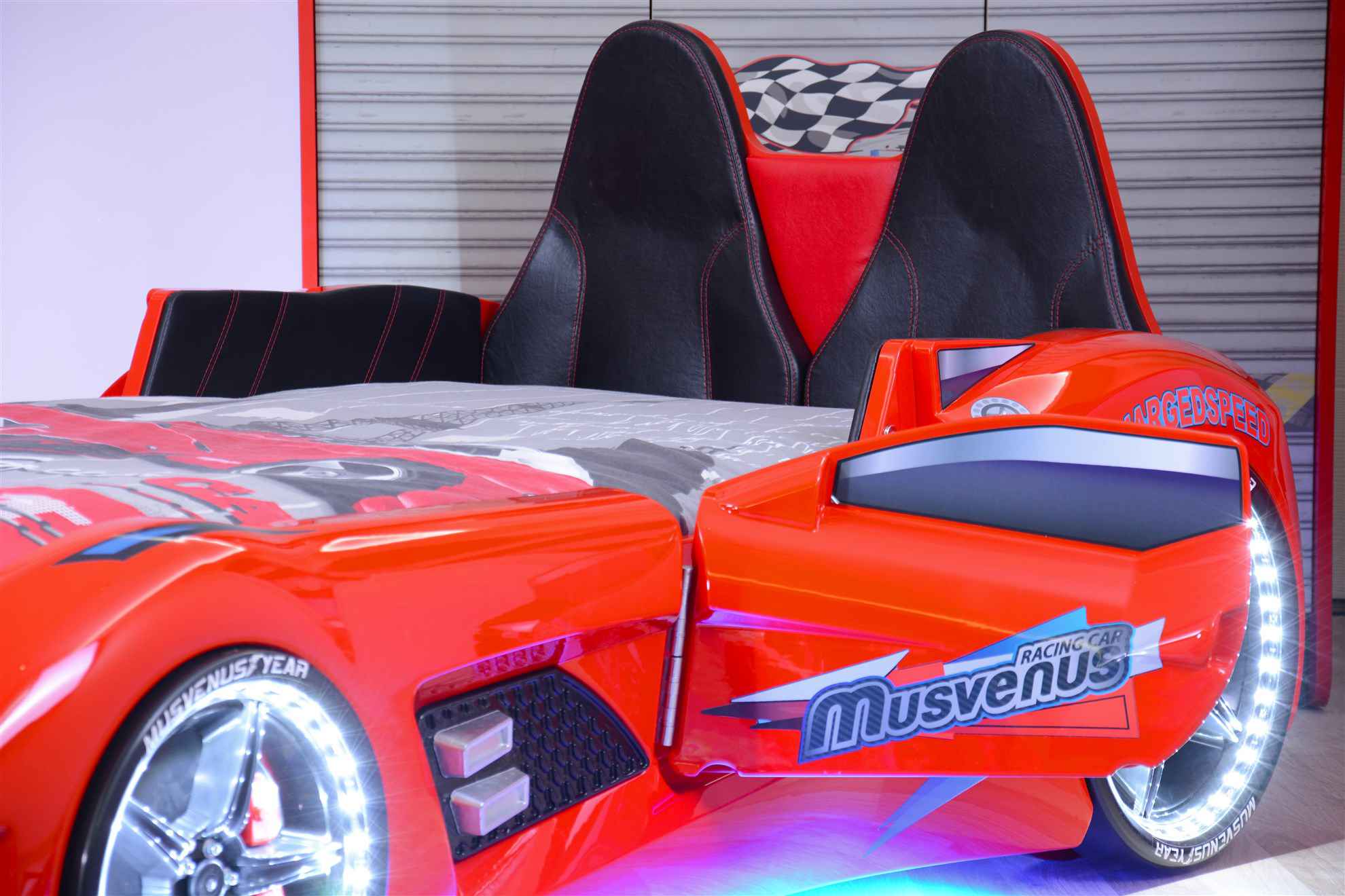 MVN 3 Letto Auto con LED e Suoni