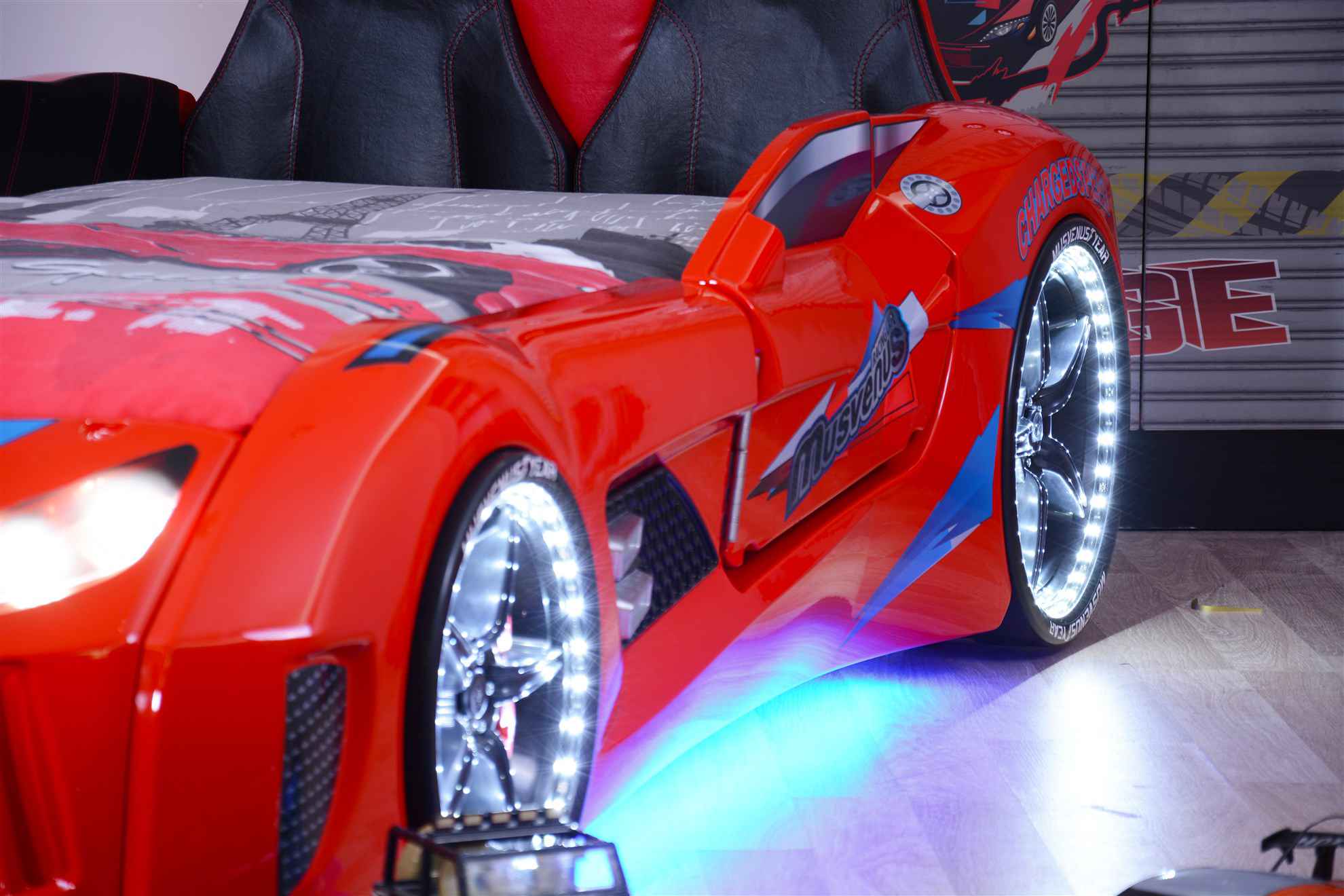 MVN 3 Letto Auto con LED e Suoni