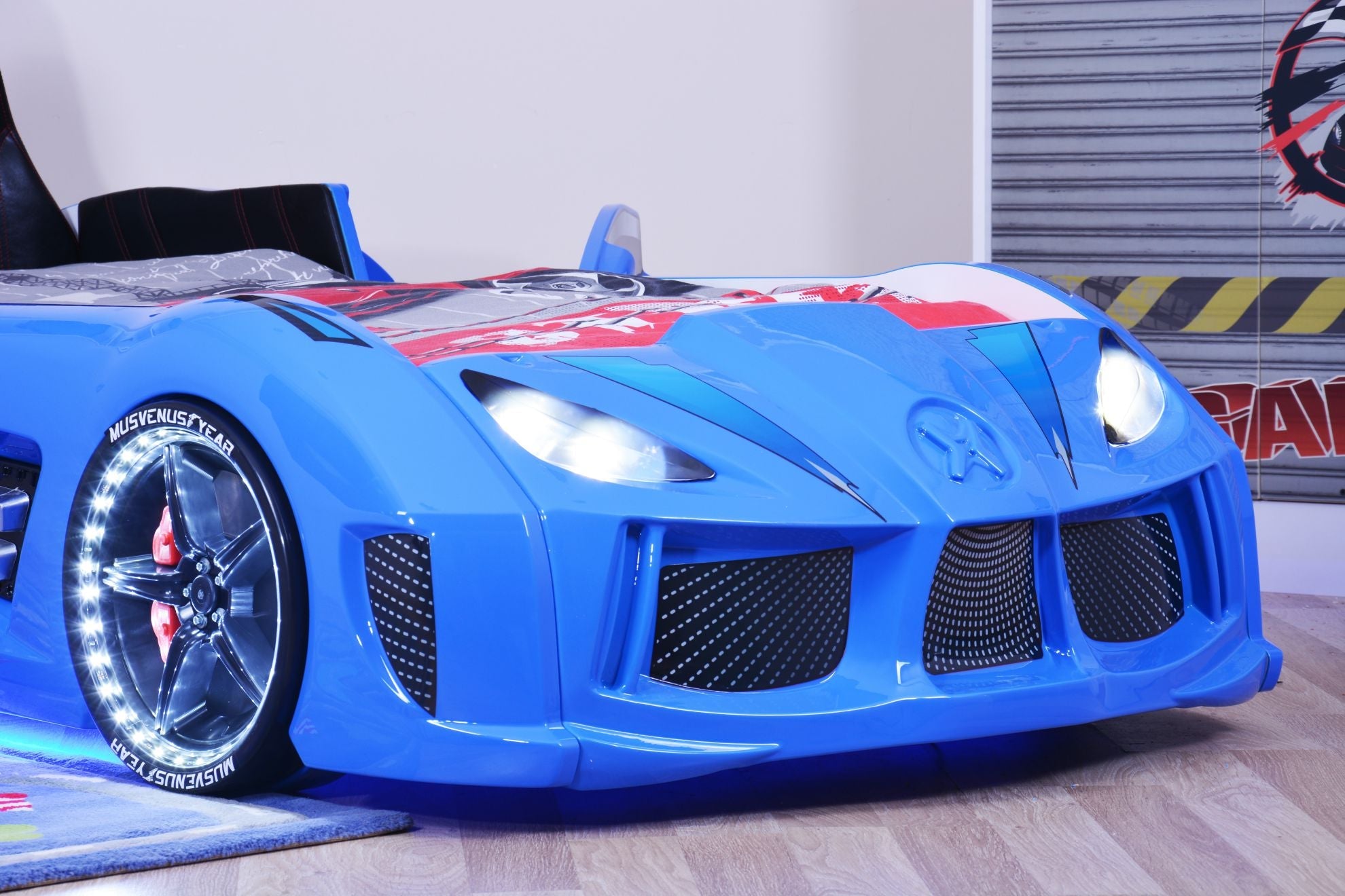 MVN 3 Letto Auto con LED e Suoni