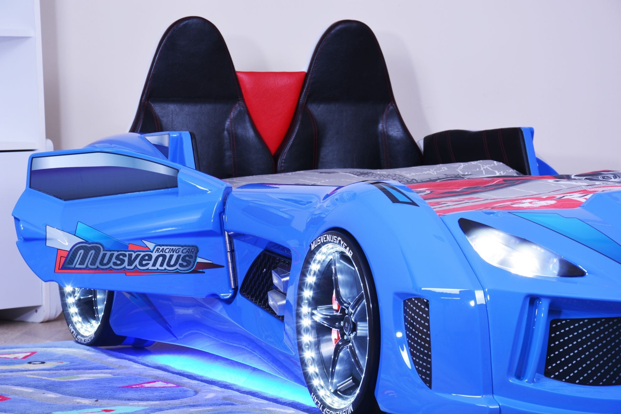 MVN 3 Letto Auto con LED e Suoni