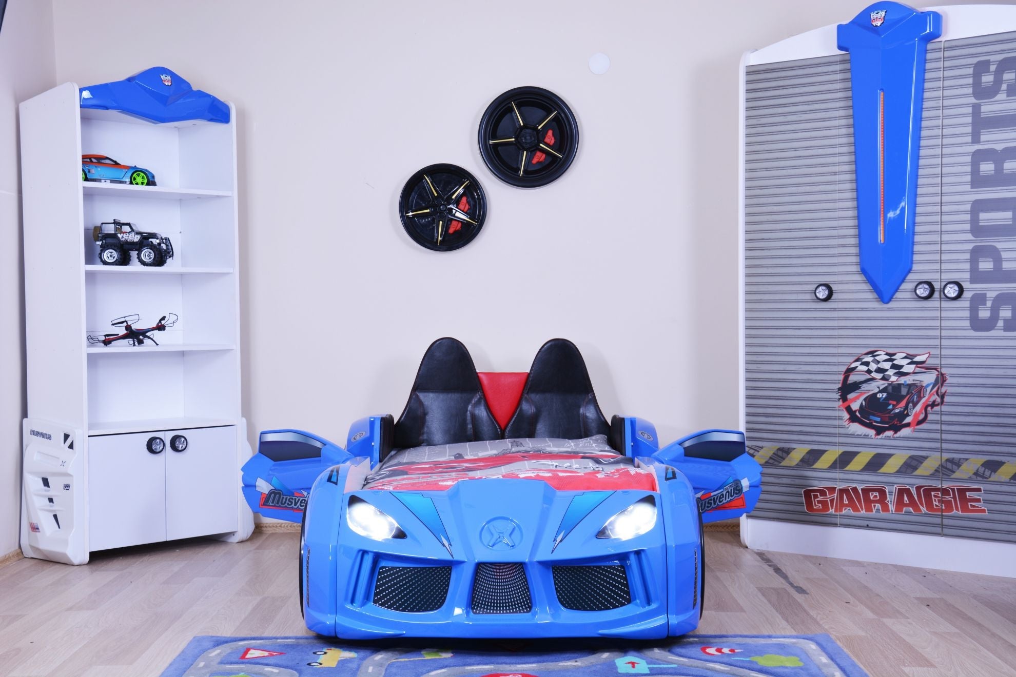 MVN 3 Letto Auto con LED e Suoni
