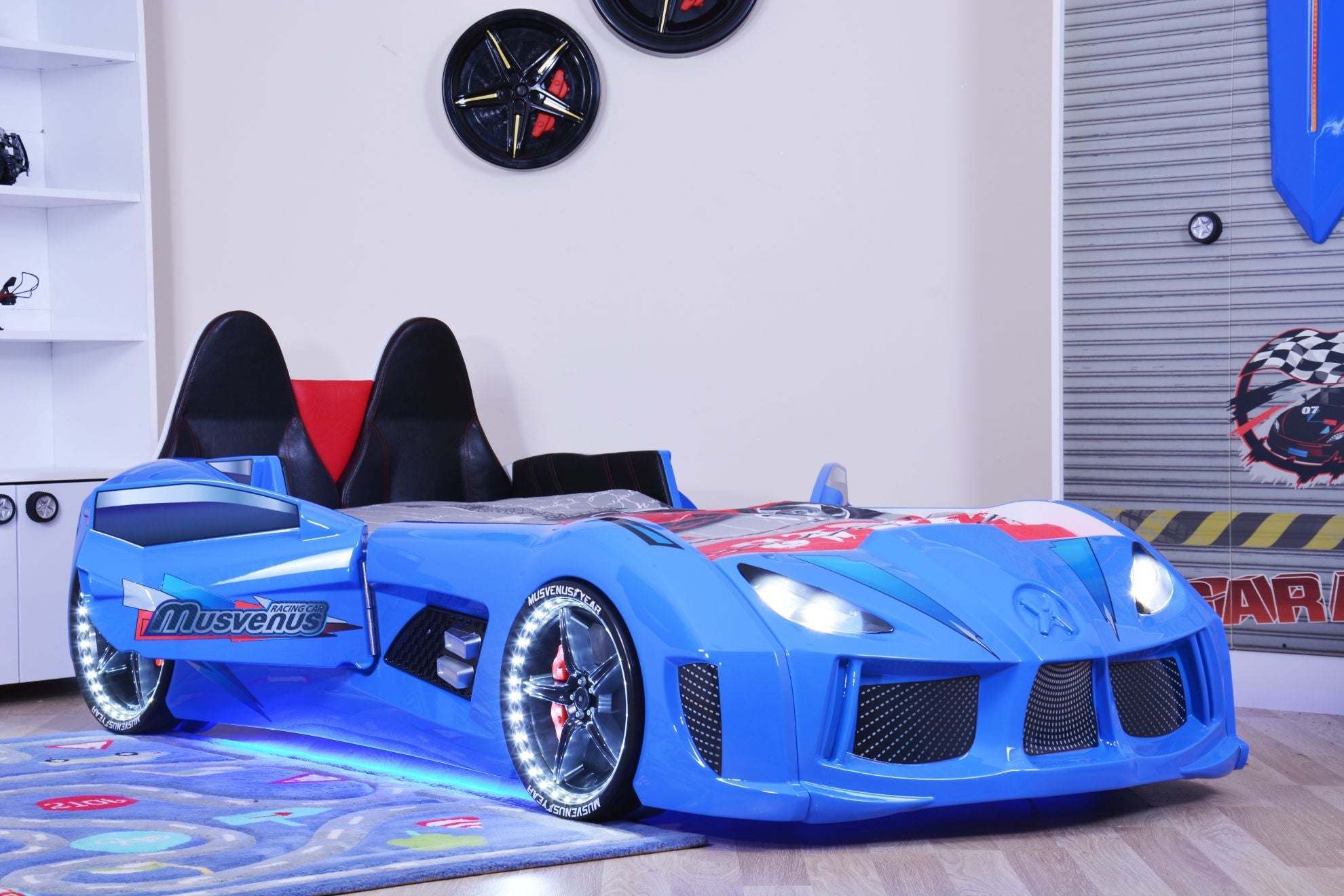 MVN 3 Letto Auto con LED e Suoni