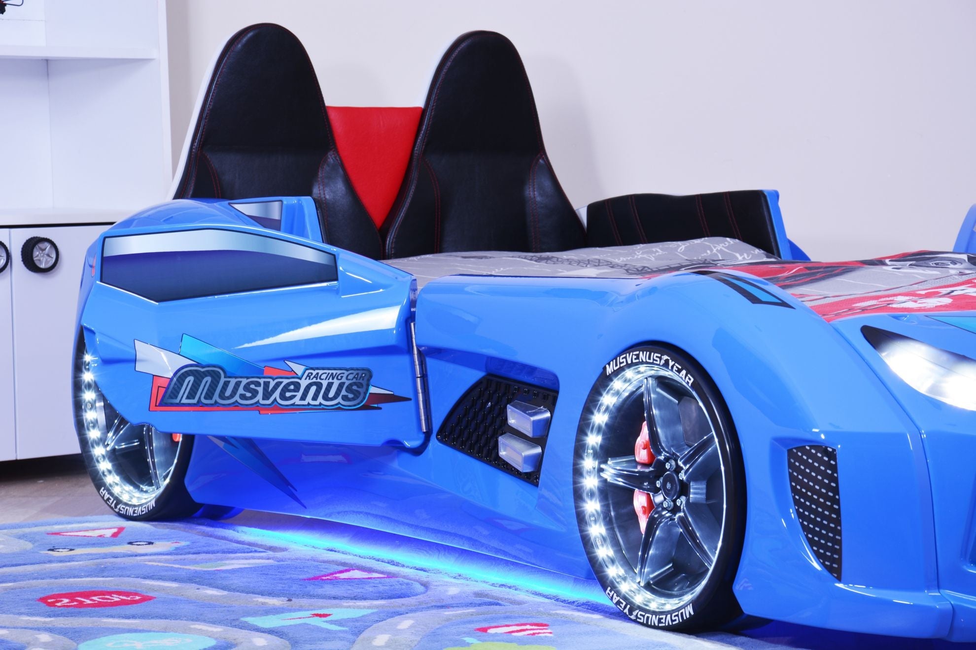 MVN 3 Letto Auto con LED e Suoni