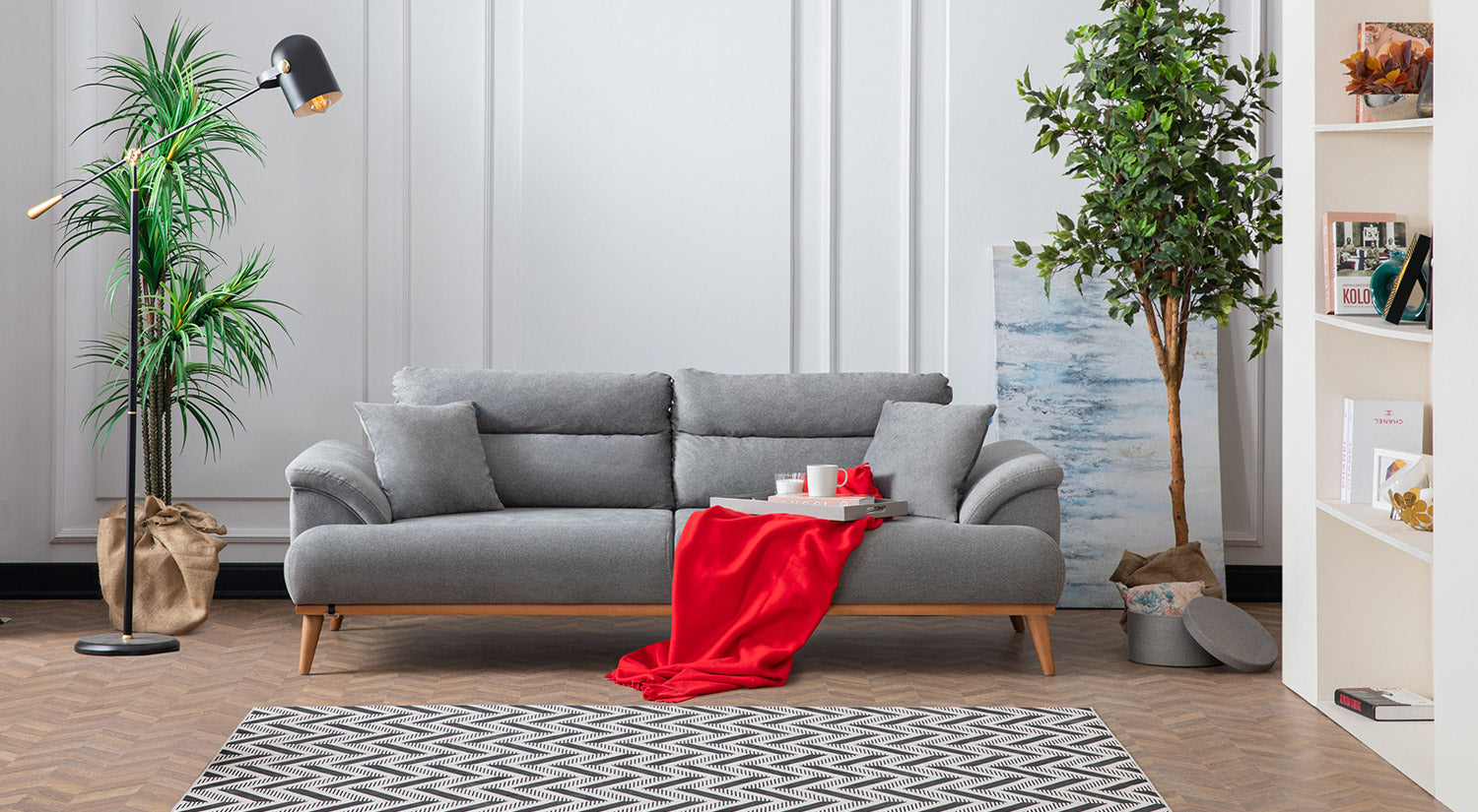 Milano Set Divani Rosso