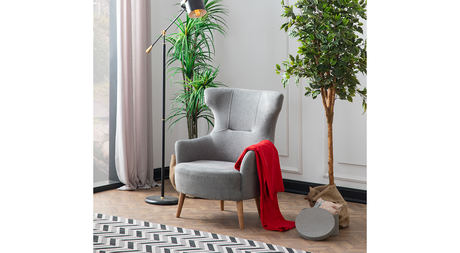 Milano Set Divani Rosso