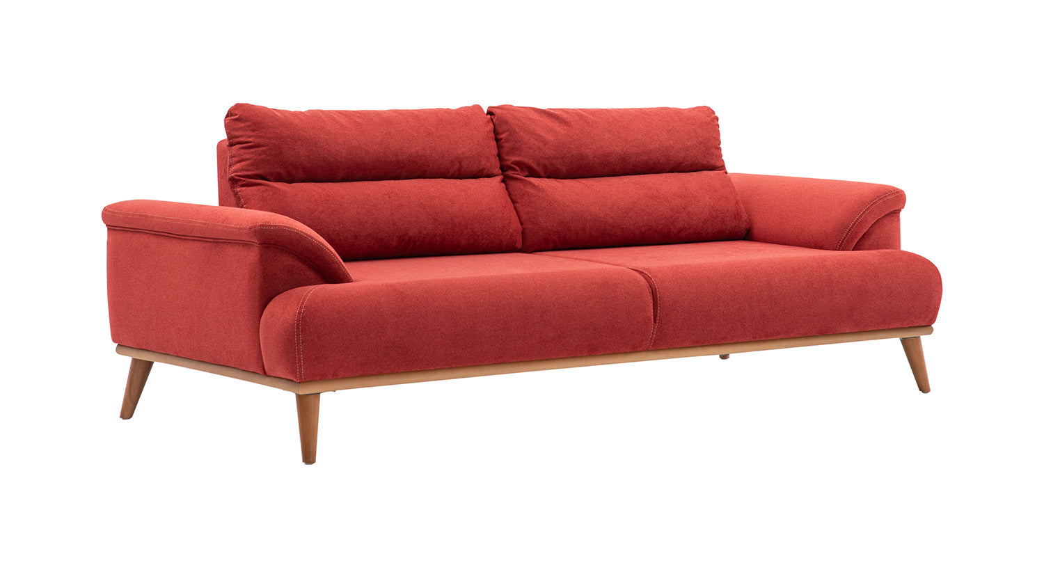 Milano Divano Letto 2 Posti Rosso