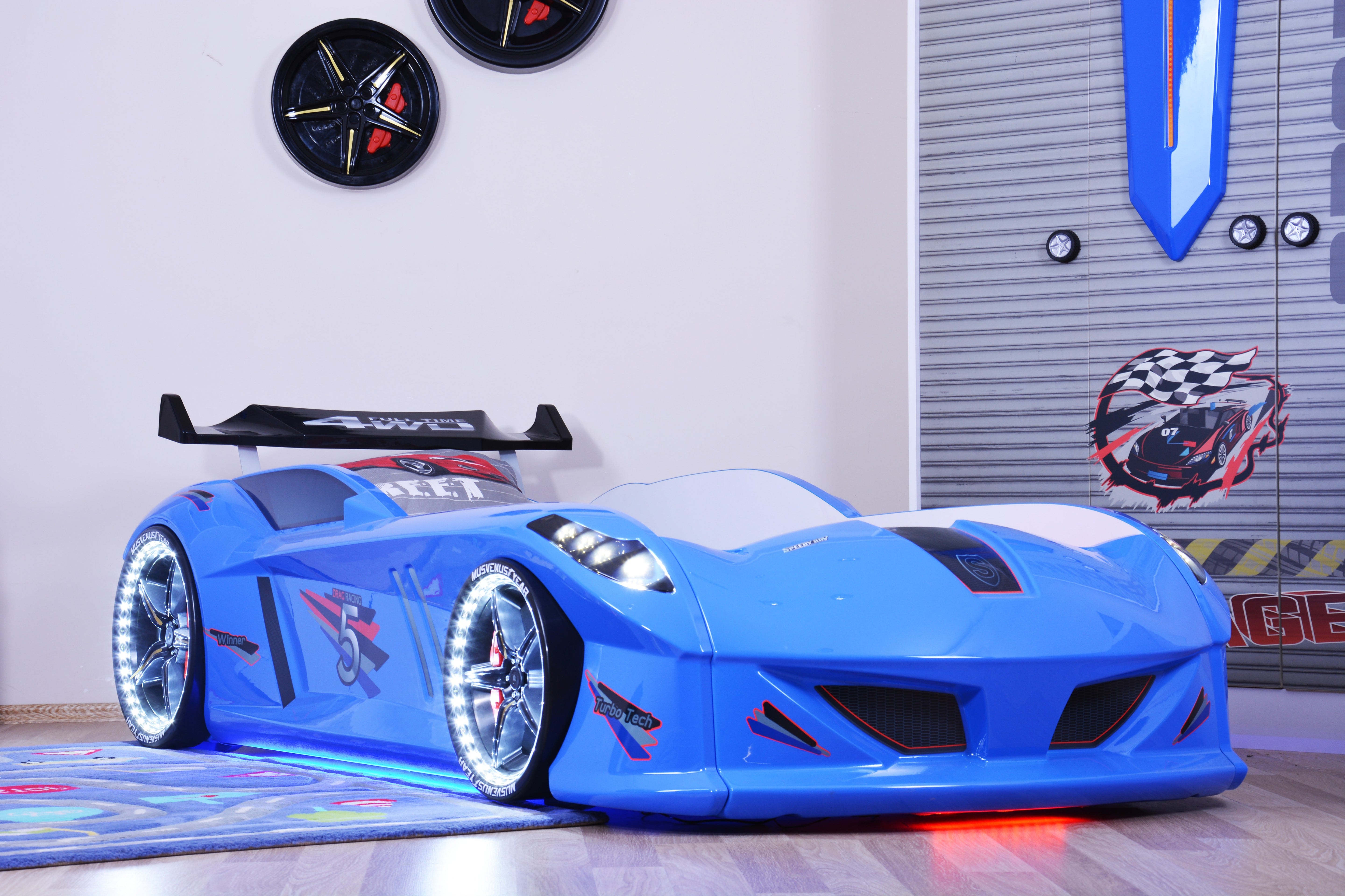 Speedy Letto Auto LED 90x190cm