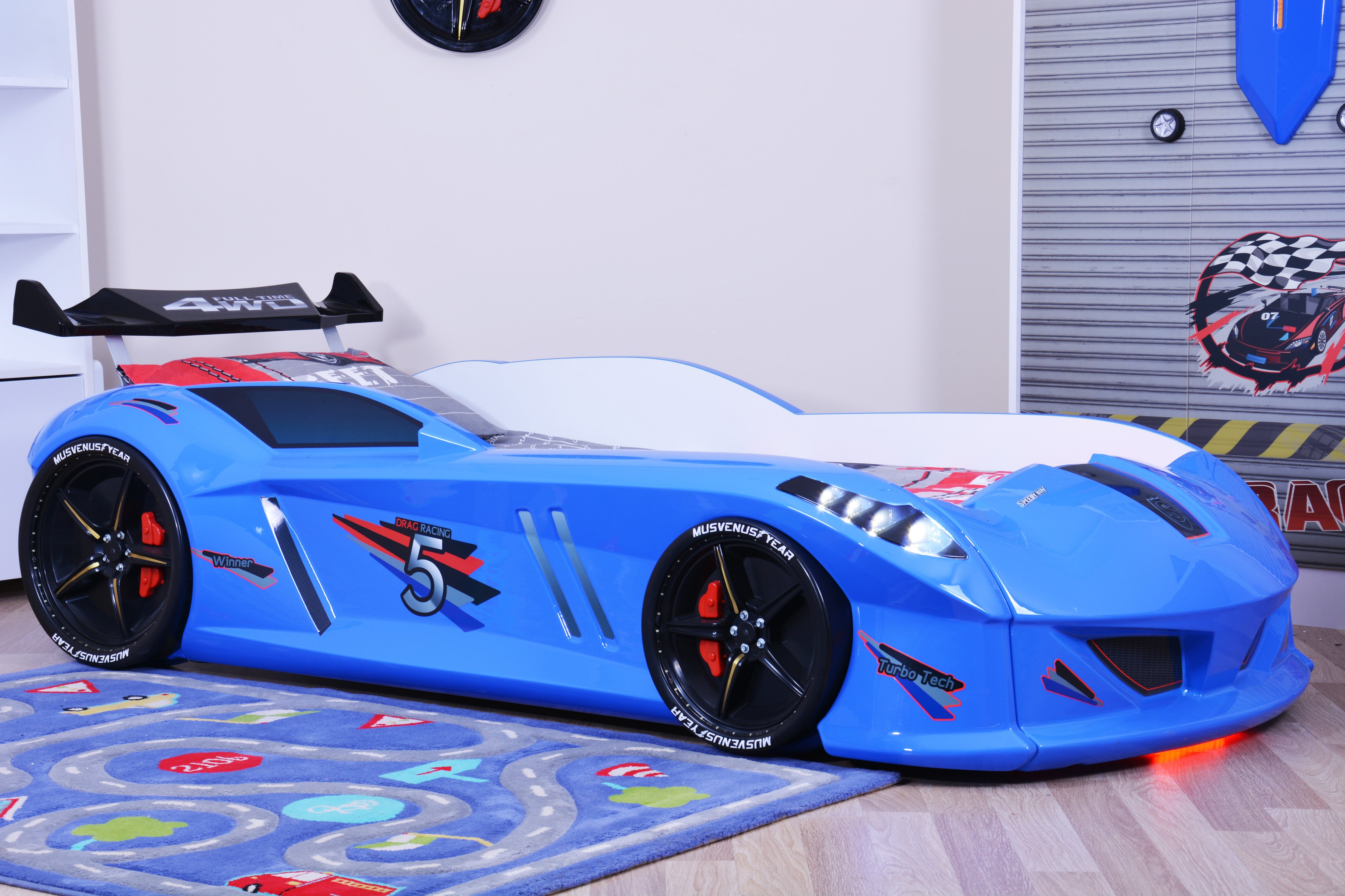 Speedy Letto Auto LED 90x190cm