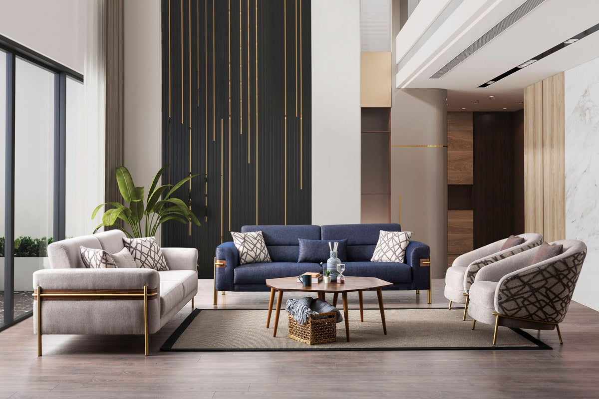 Set Divani Siena Blu