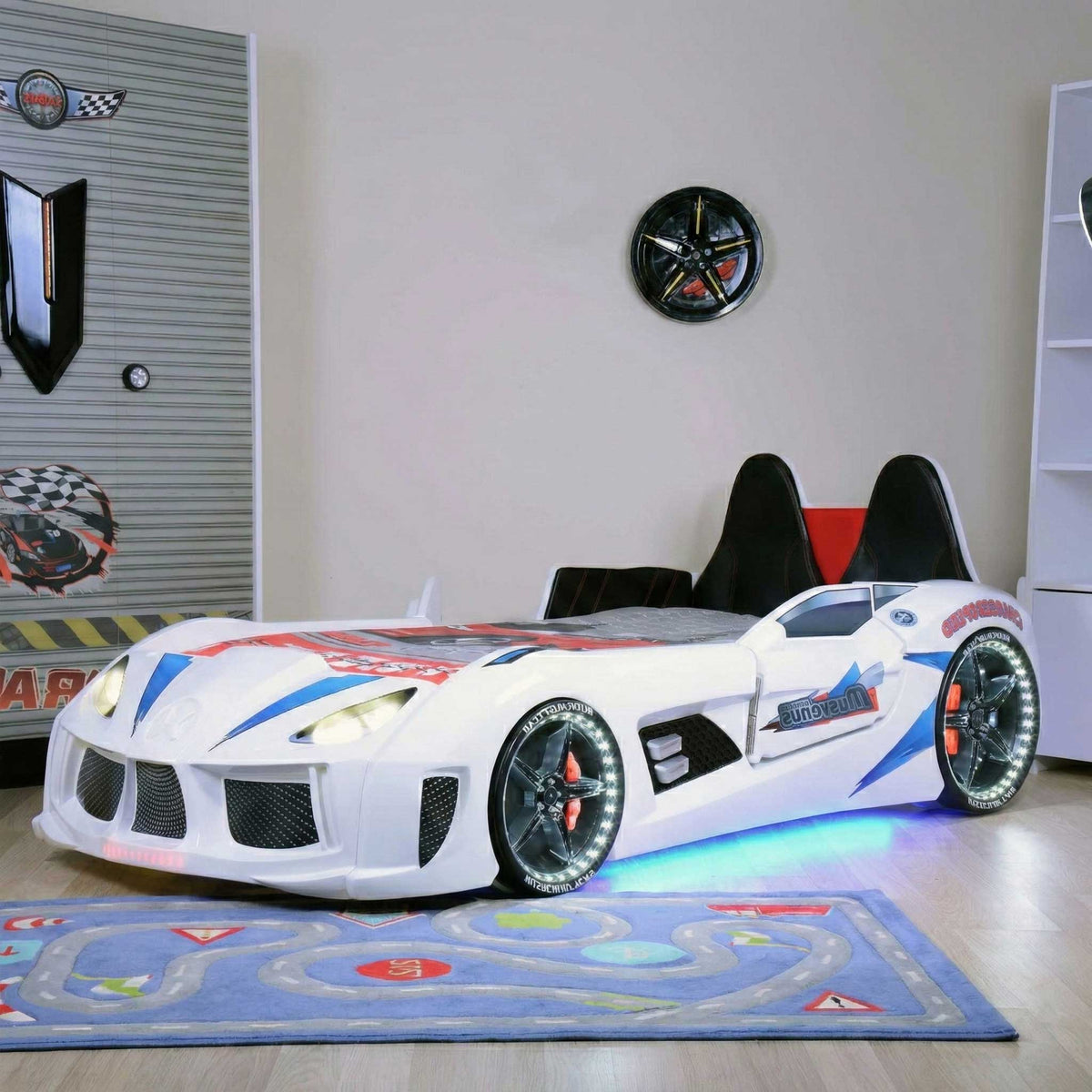 MVN 3 Letto Auto con LED e Suoni