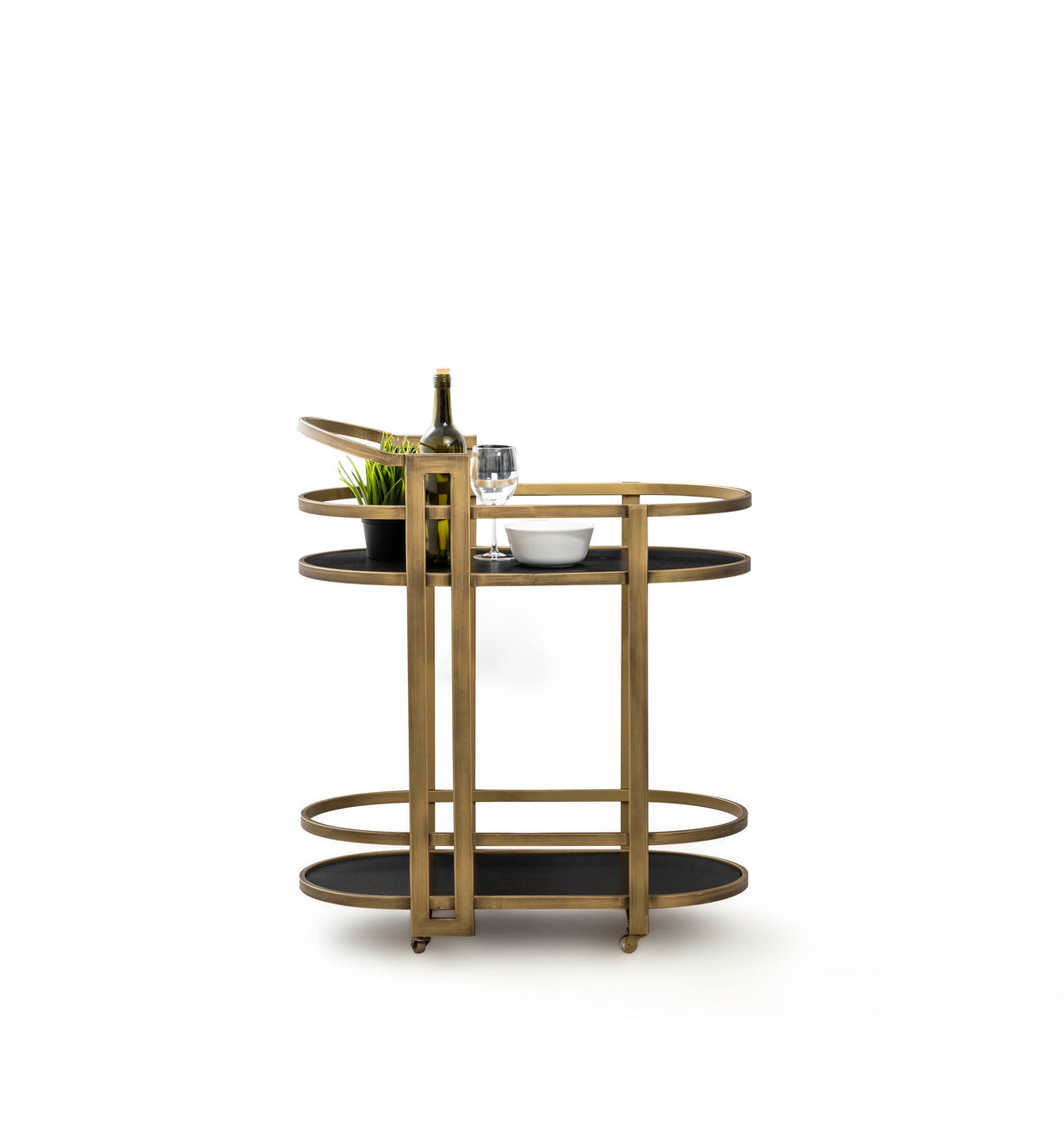 Carrello portavivande Daniels – Nero