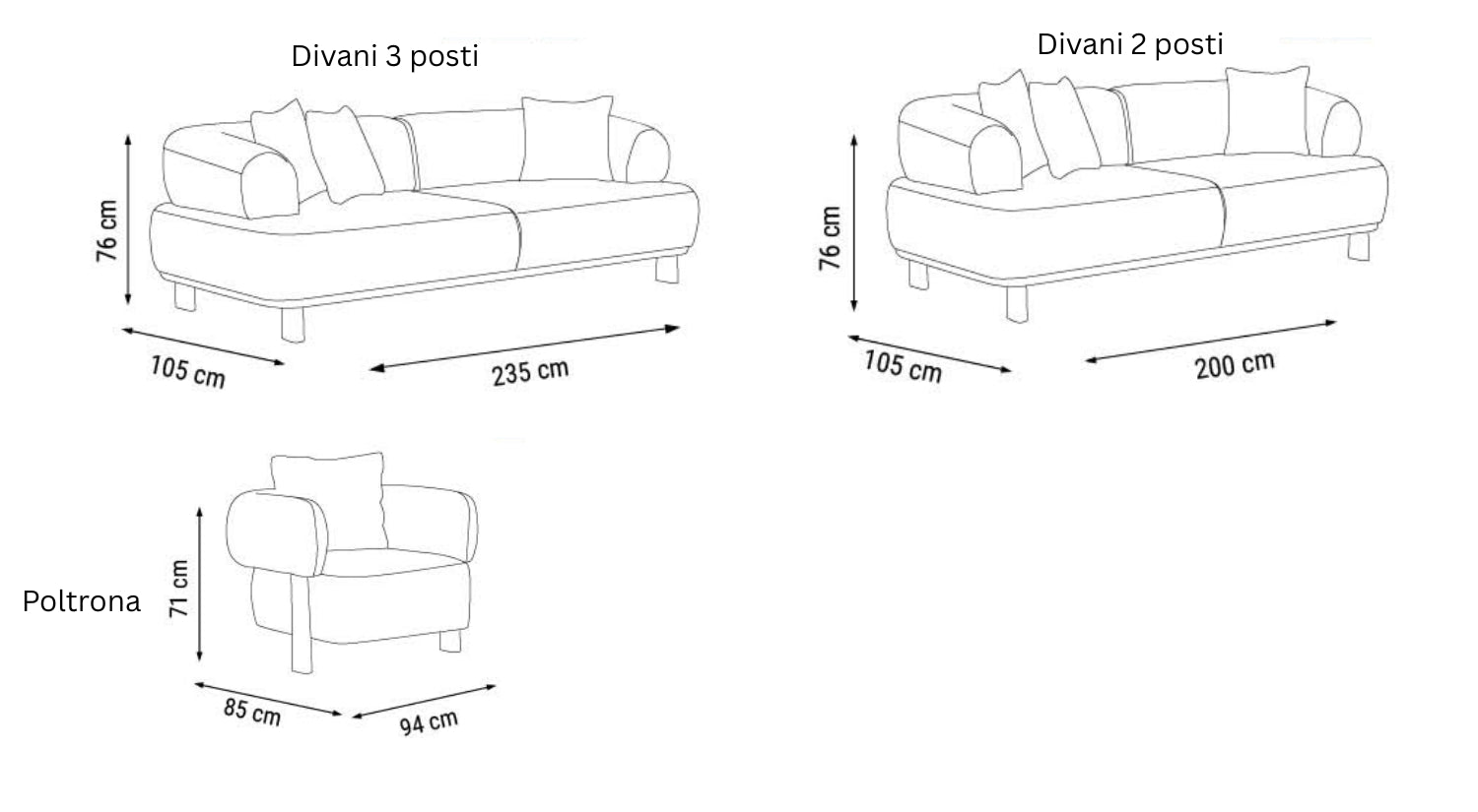 Salda Set Divani Moderni