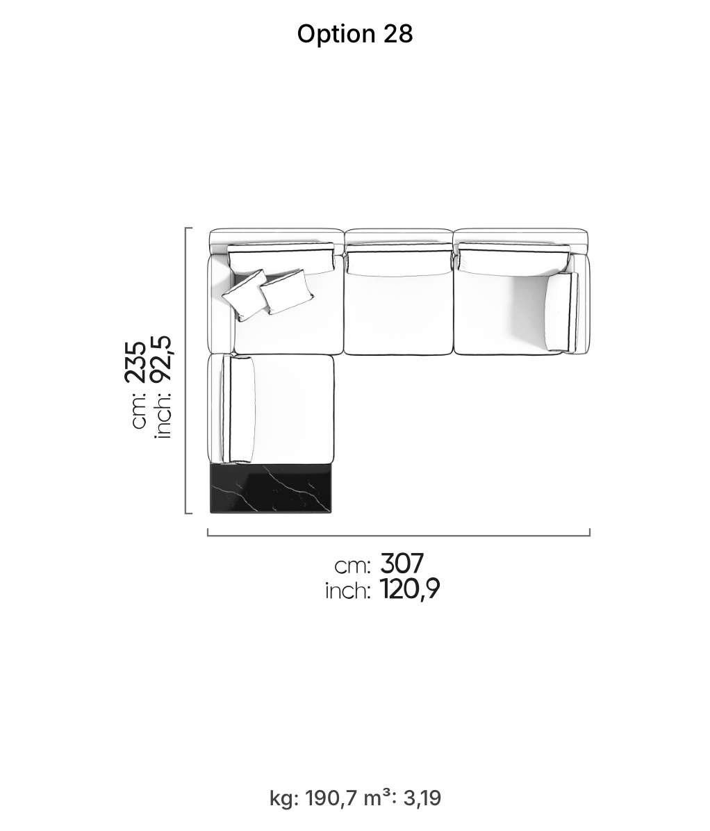Divano Modulare Loft – Composizione 24