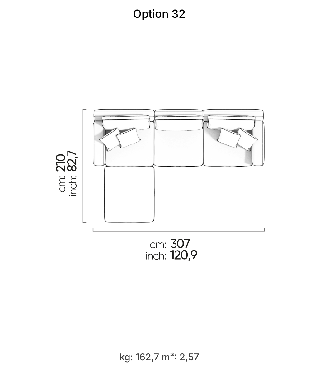 Divano Modulare Loft – Composizione 28