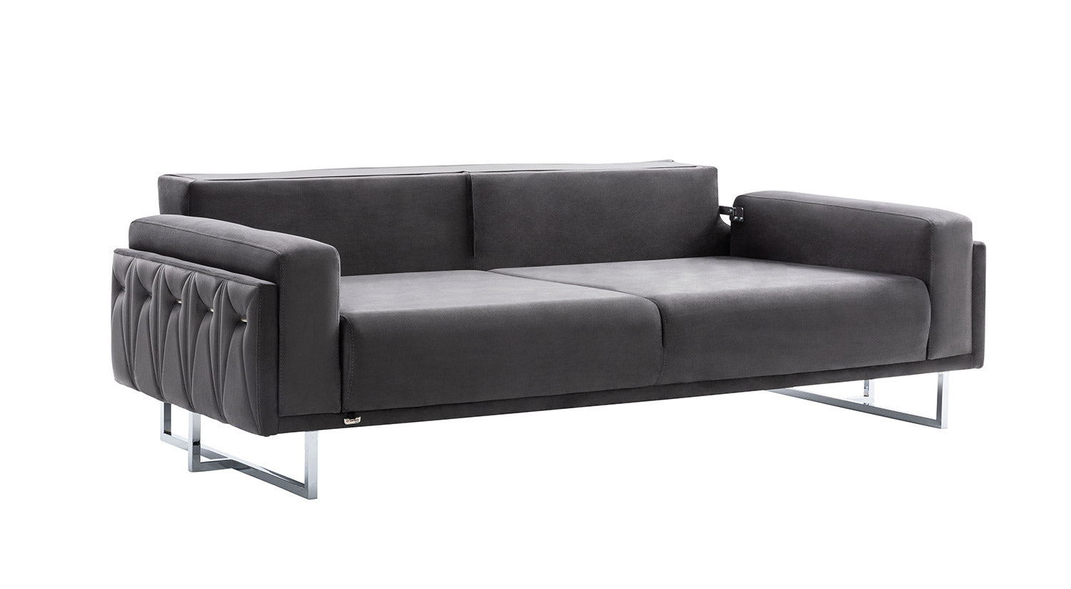 Natura Divano Letto 3 Posti Antracite