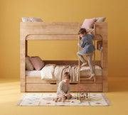 Letto a Castello Nest Mocha con Cassetto Estraibile (90x200 cm)