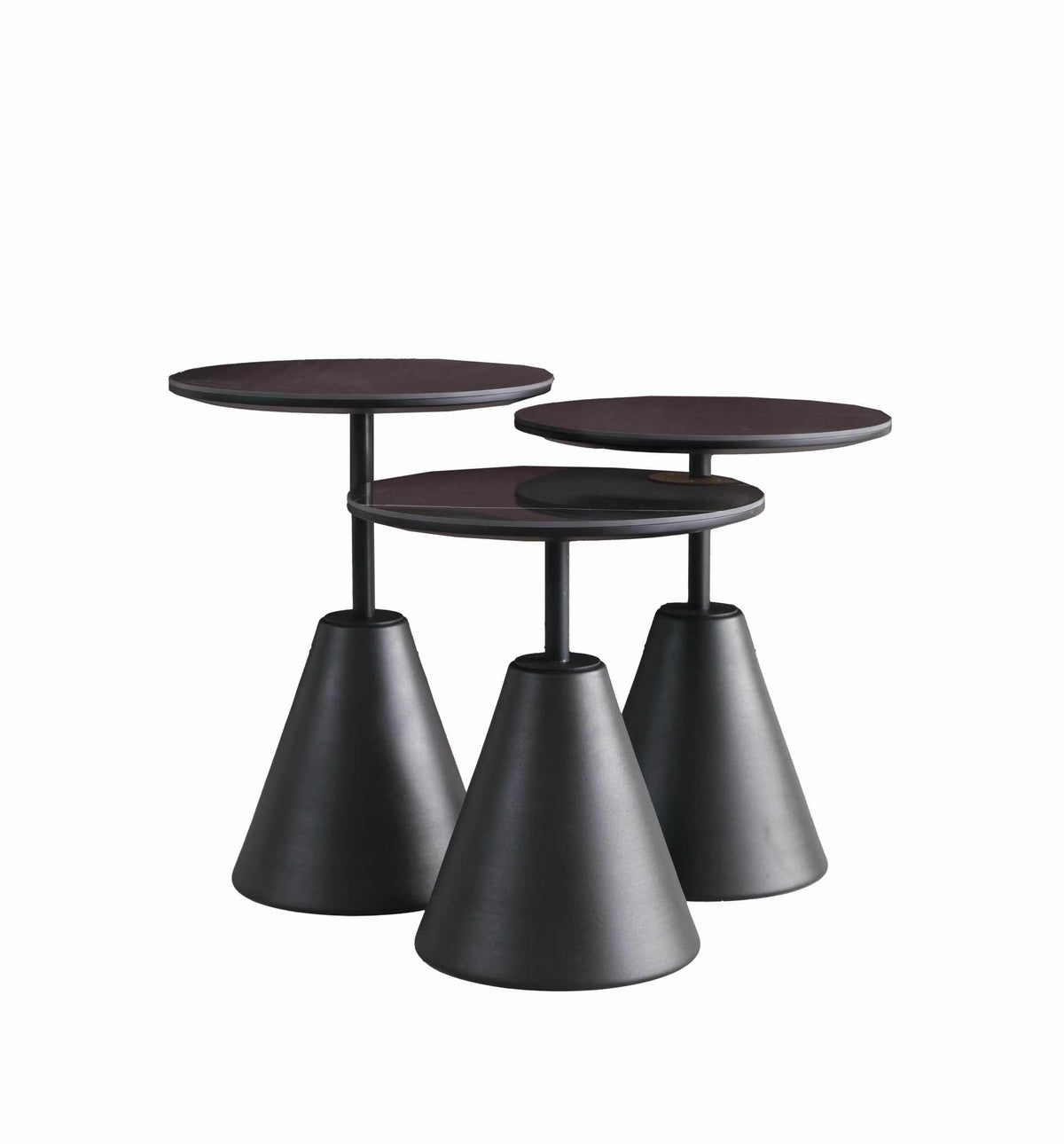 Set 3 tavolini a incastro Lela – Sarancolin