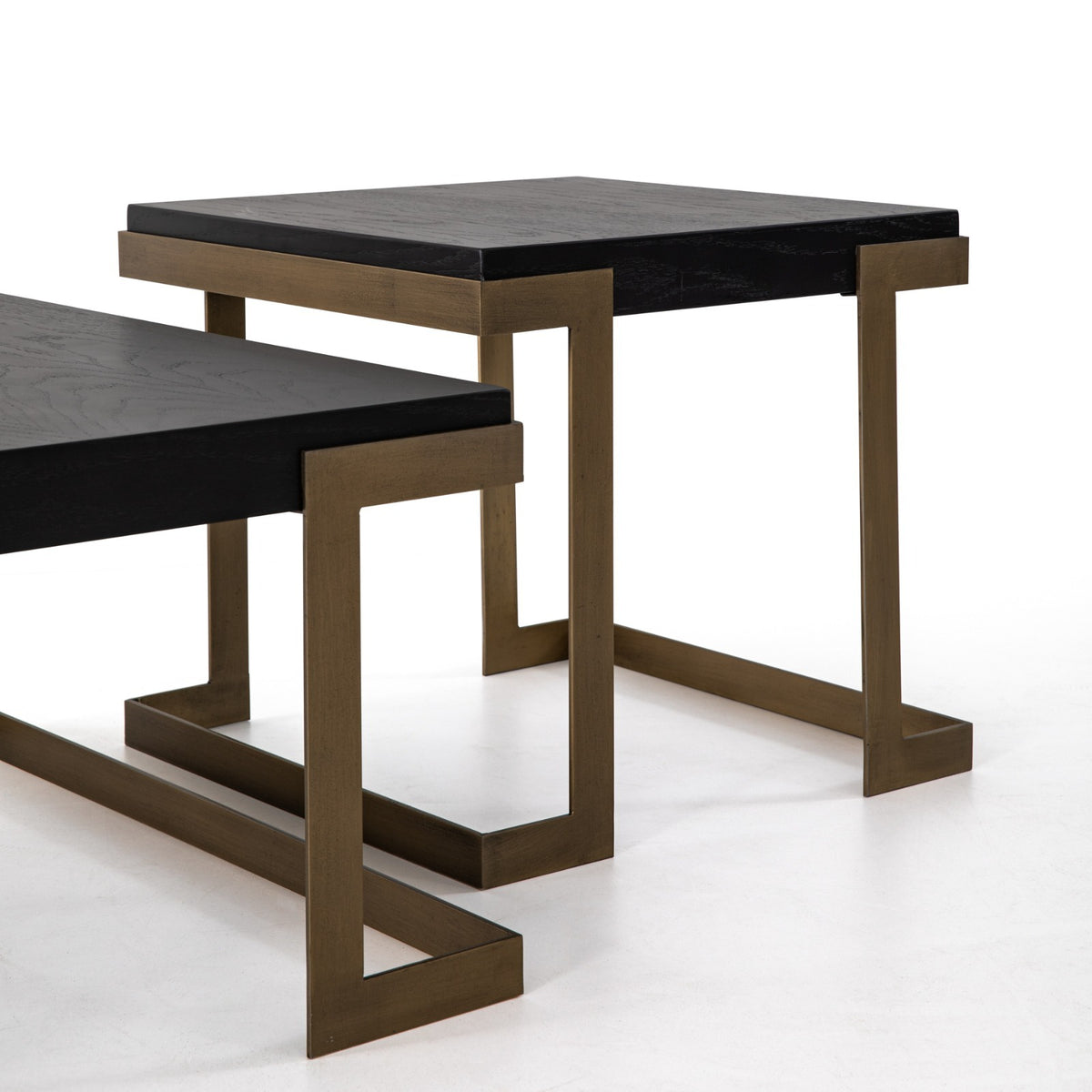 Set tavolini da salotto Bogota – Nero