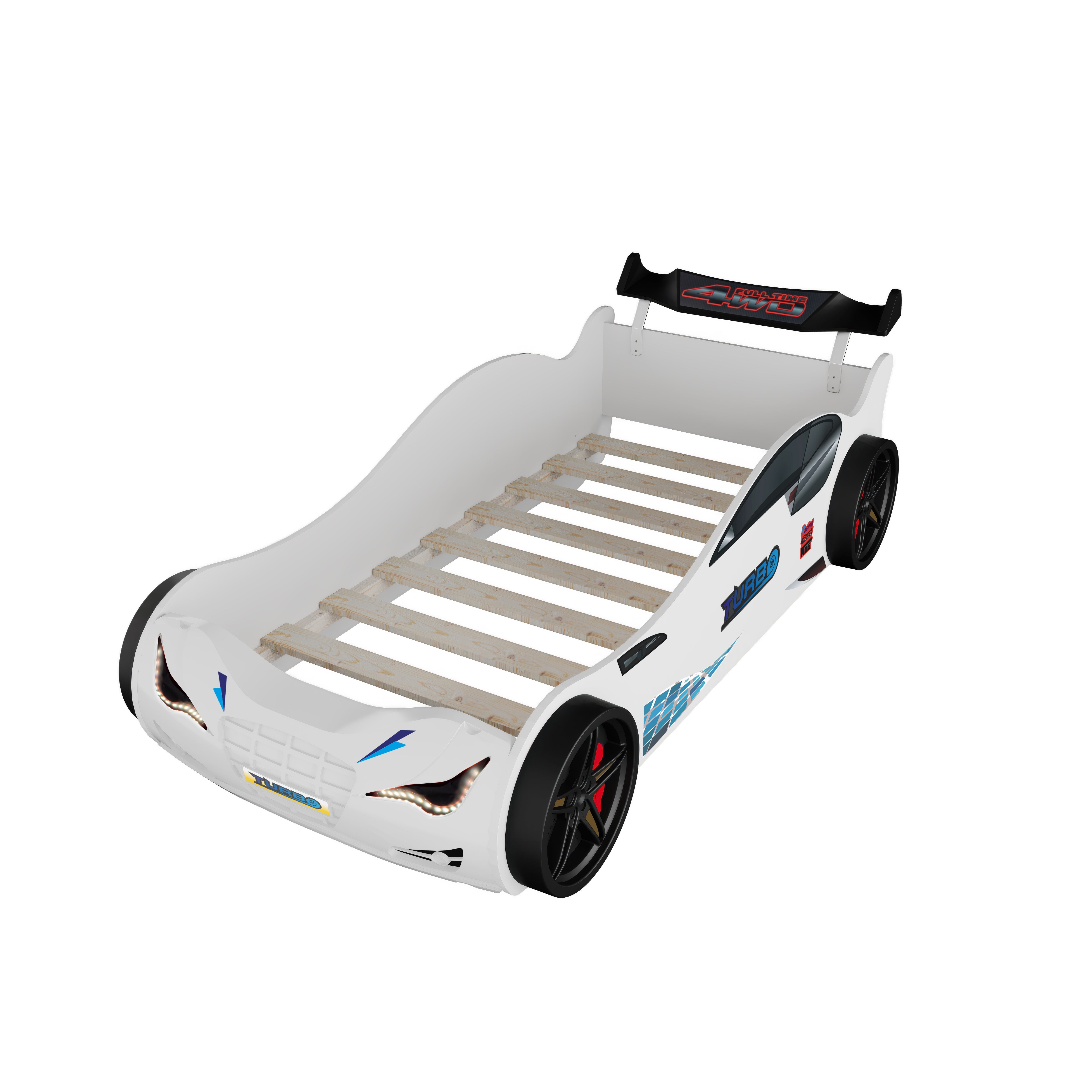 Letto Auto Super Eko con Parabrezza LED 90x190cm