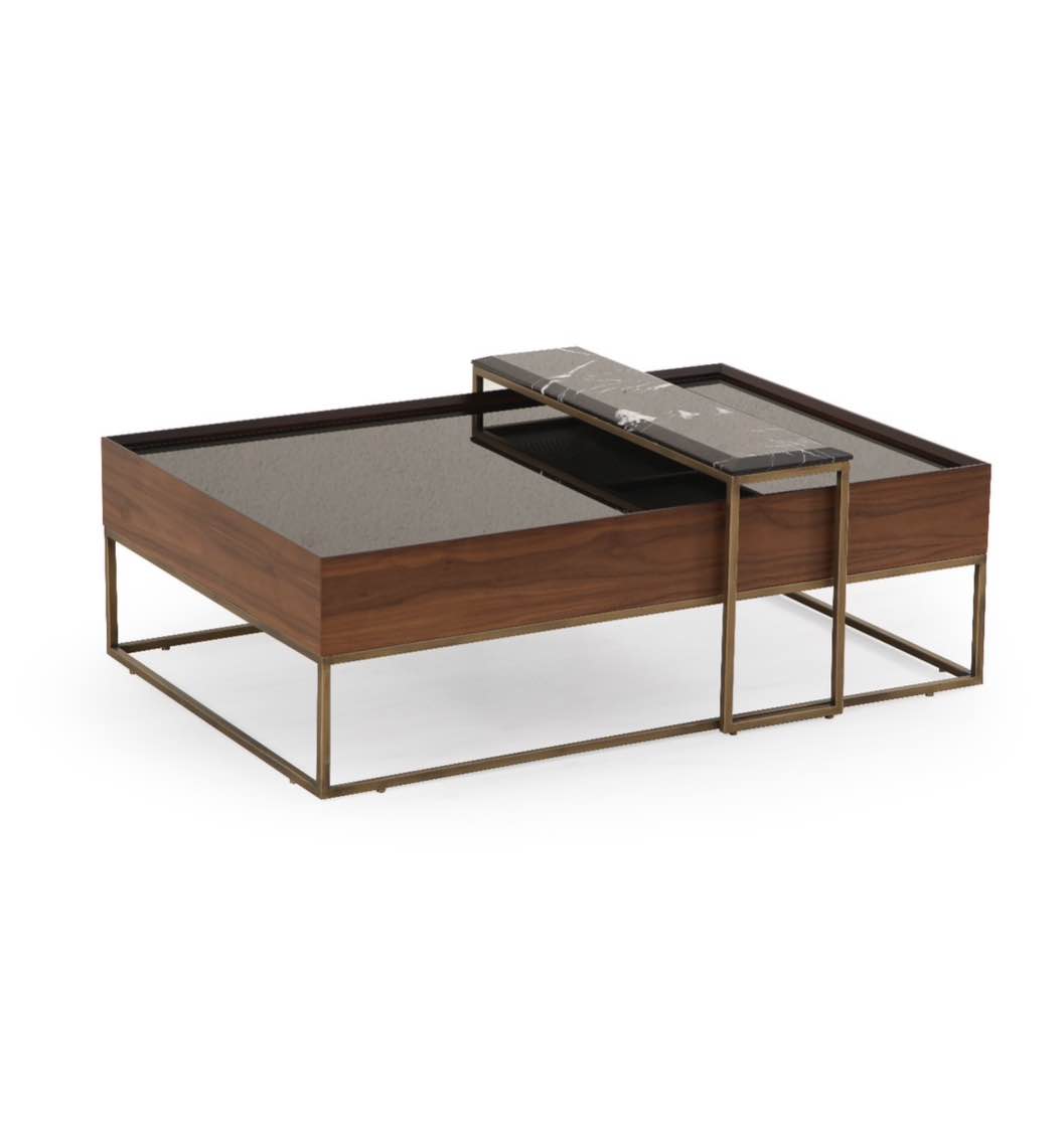 Tavolino da salotto Crown – Ottone