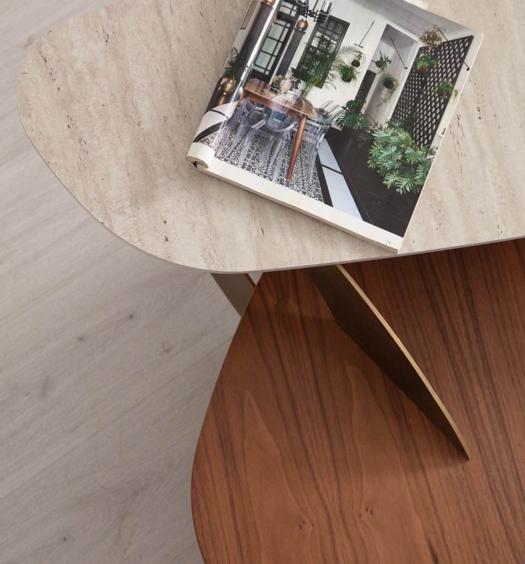 Tavolino da salotto Solid – Travertino