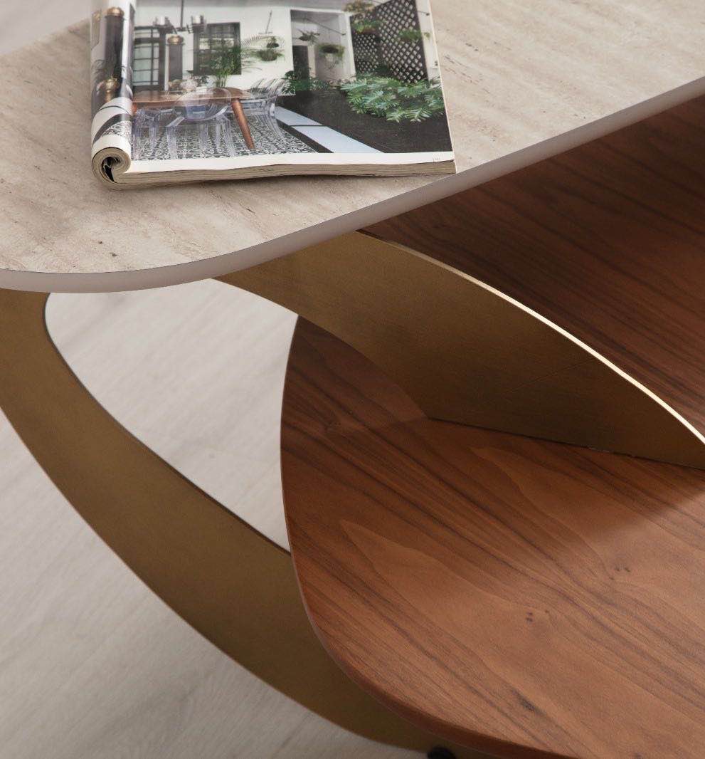 Tavolino da salotto Solid – Travertino