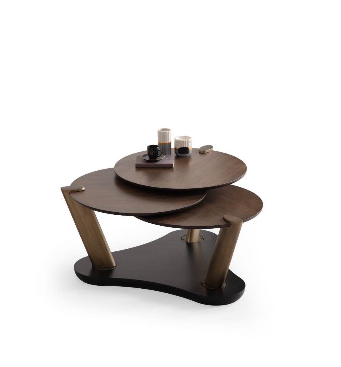 Tavolino da salotto Trio – Ottone