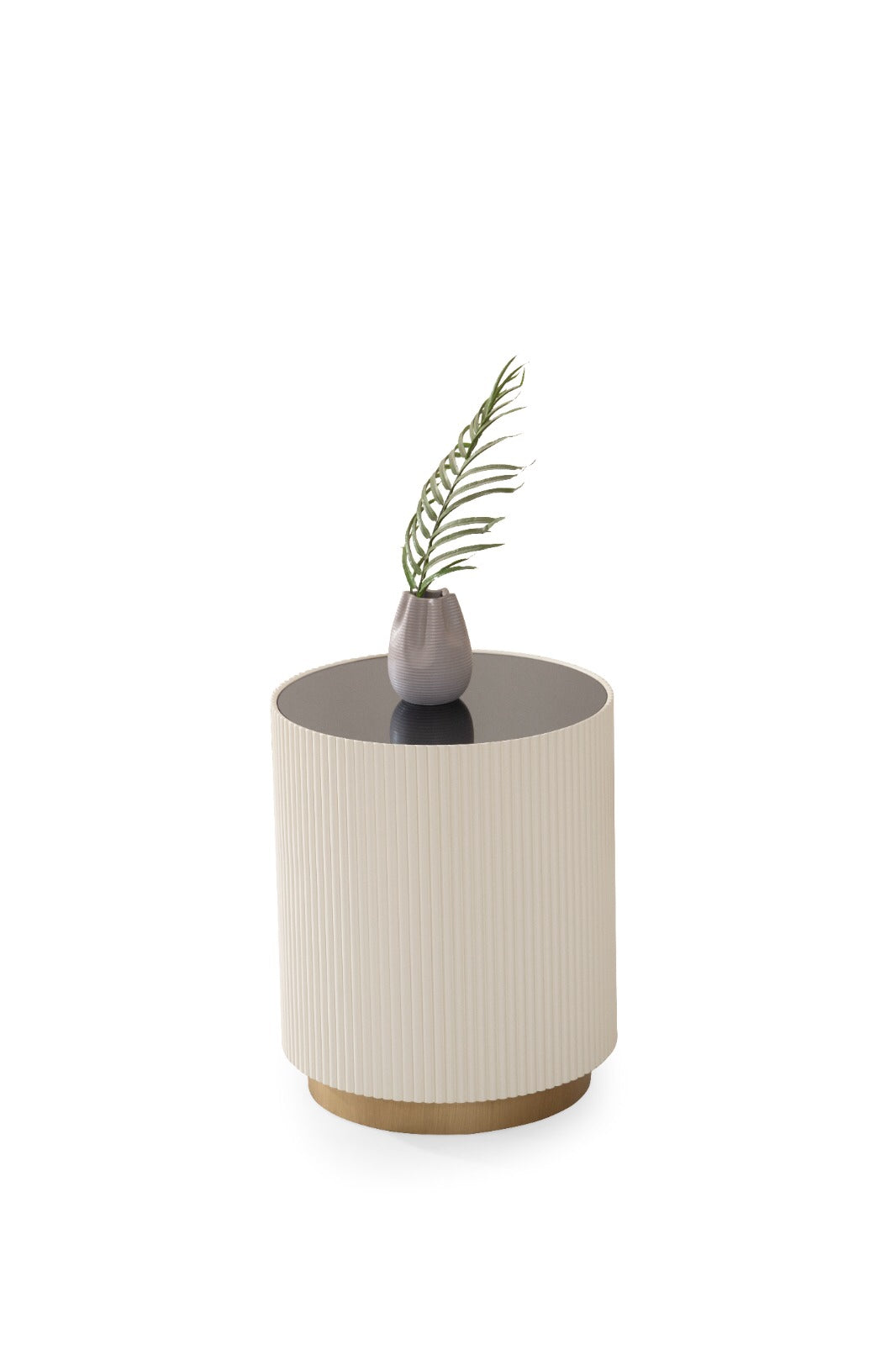 Tavolino laterale Olivia – Bianco