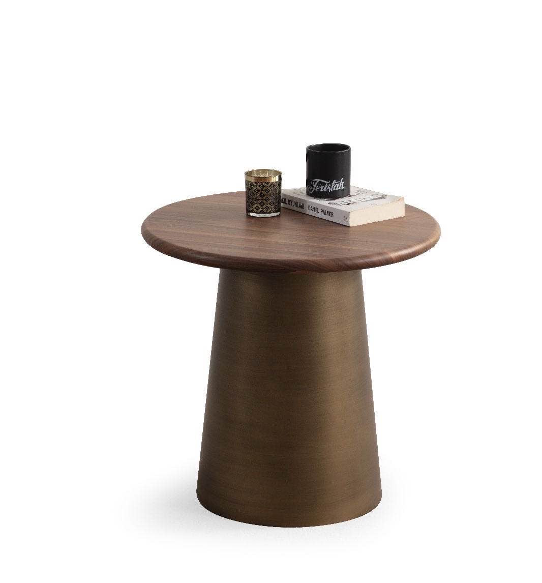 Tavolino laterale Tola – Ottone