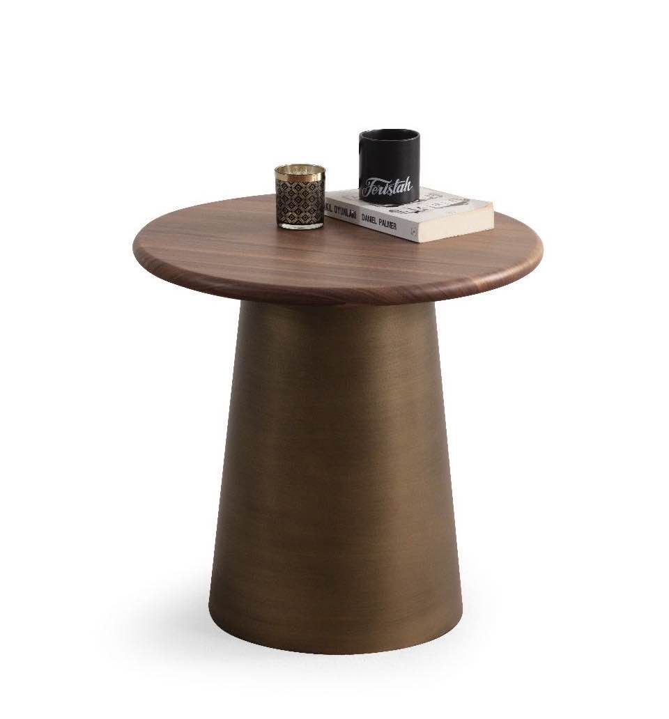 Tavolino laterale Tola – Ottone