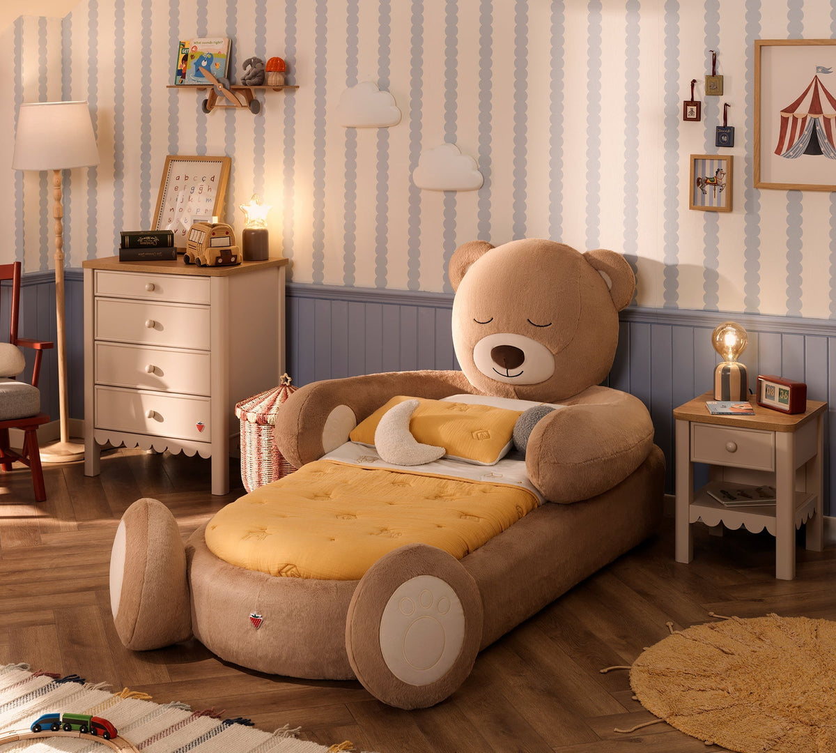 Lettino Teddy con Materasso Bamboo+
