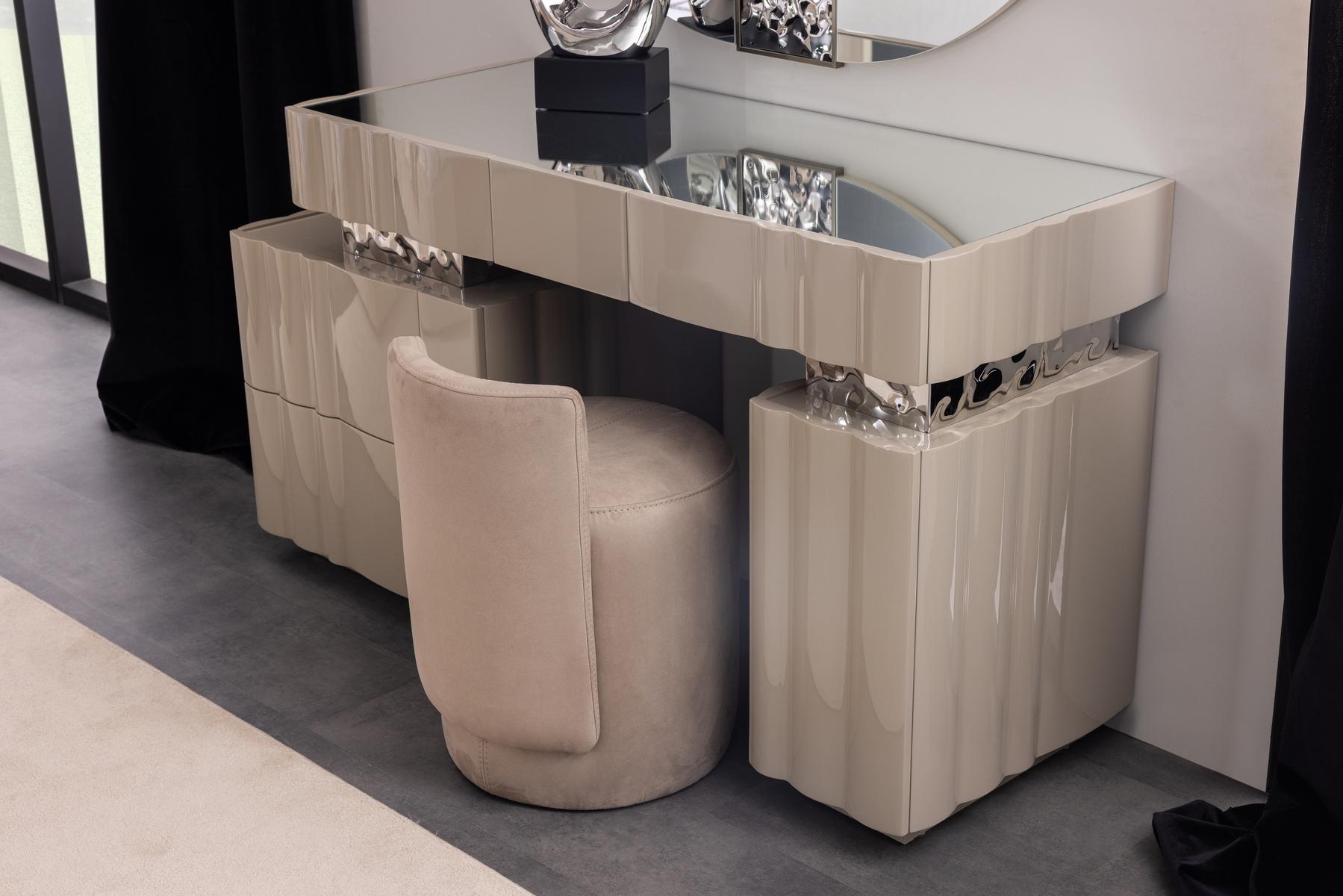 Set Camera Da Letto Bugatti: Armadio 6 Ante, Comò, Comodini, Letti 160/180 Cm, Design Elegante e Spazioso
