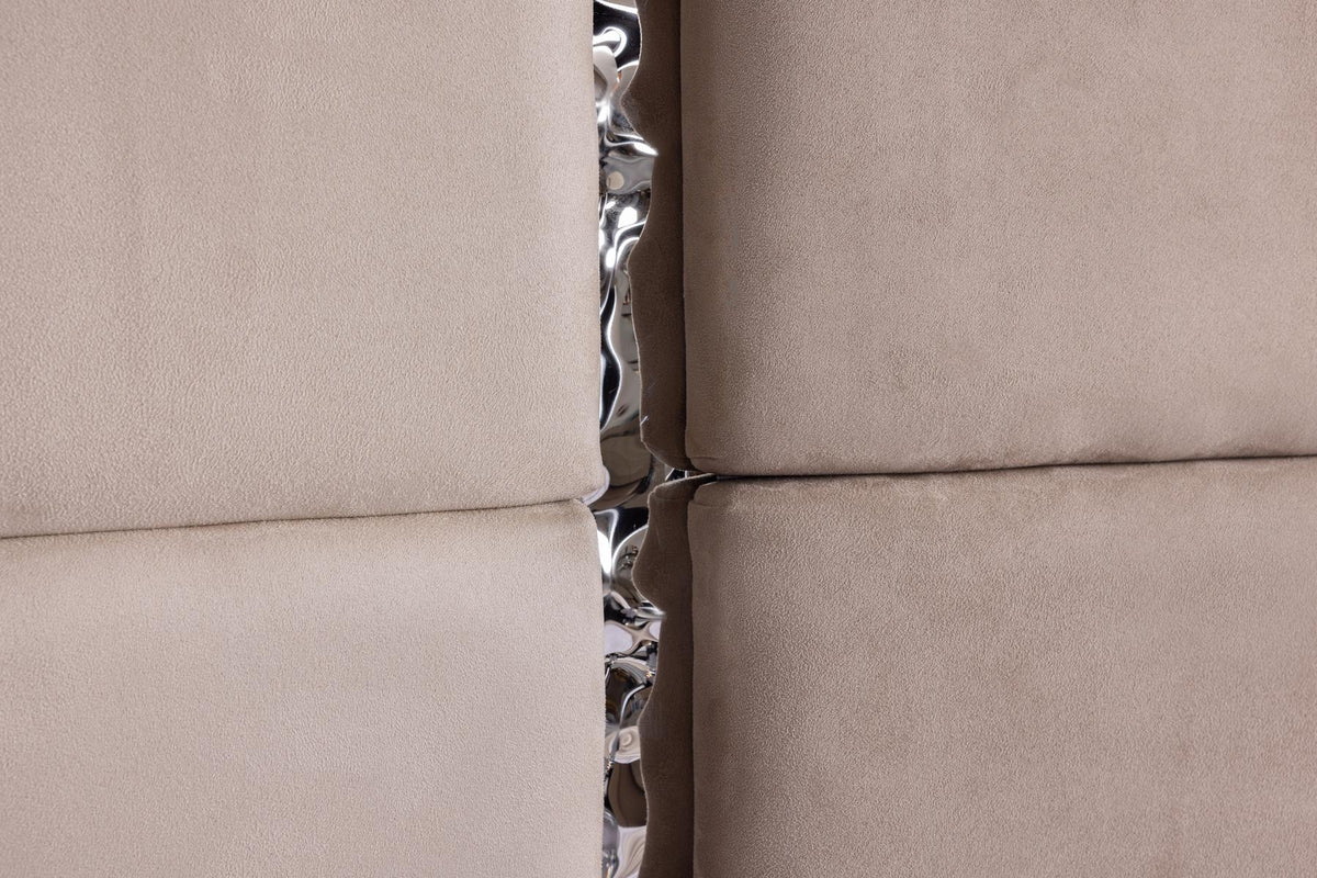 Set Camera Da Letto Bugatti: Armadio 6 Ante, Comò, Comodini, Letti 160/180 Cm, Design Elegante e Spazioso