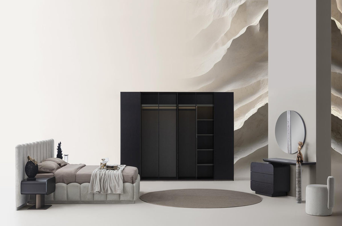 Set Camera da Letto Maybach in Rovere Nero