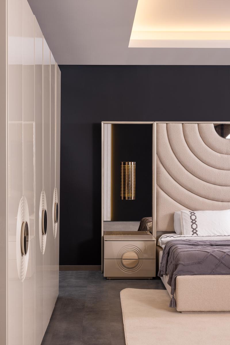 Set Camera Da Letto Panamera: Armadio 6 Ante, Comò, Comodini, Letti 160/200Cm, Design Elegante e Spazioso