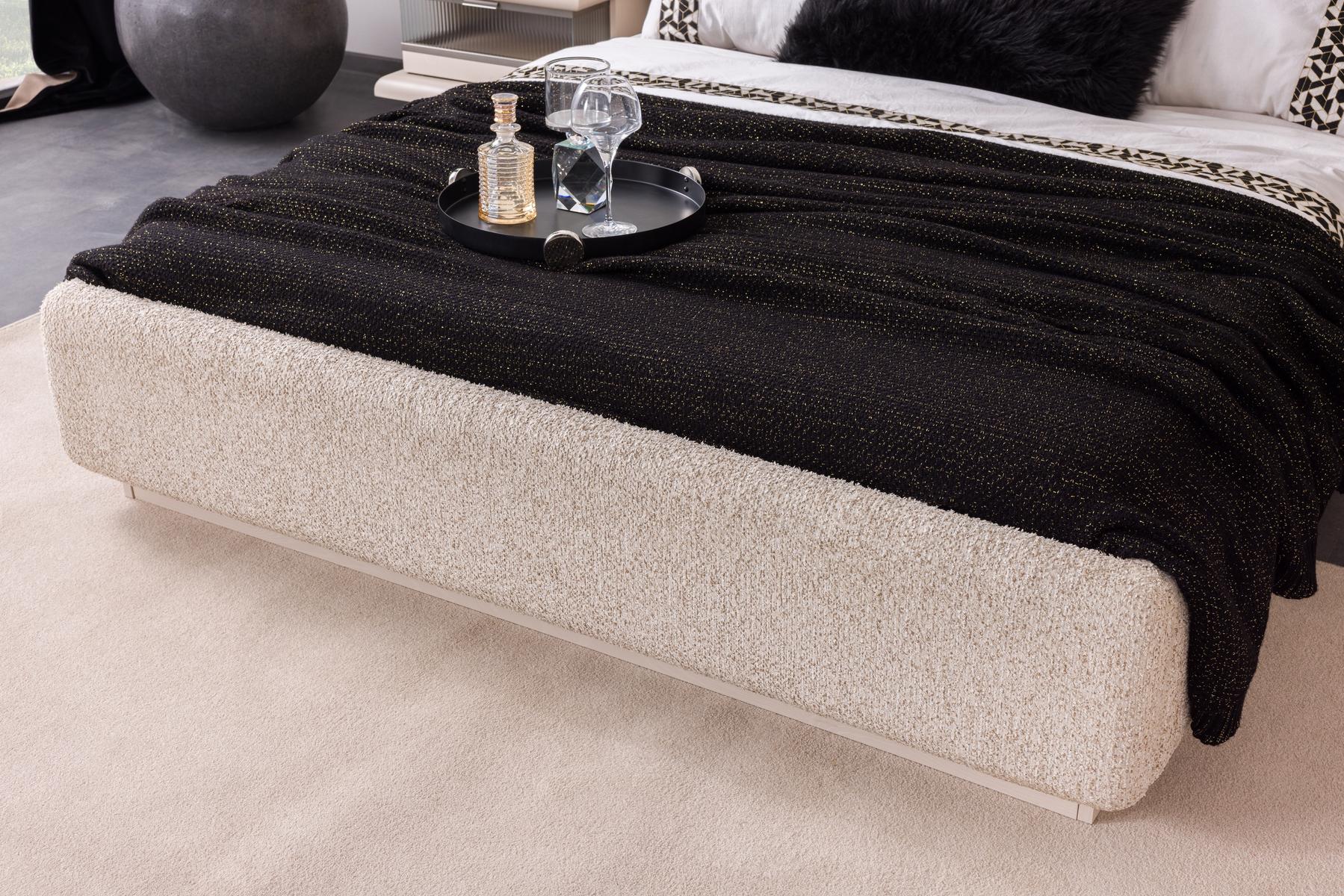 Set Camera Da Letto Sahara: Armadio 6 Ante, Comò, Comodini, Letti 160/180 Cm, Design Elegante e Spazioso