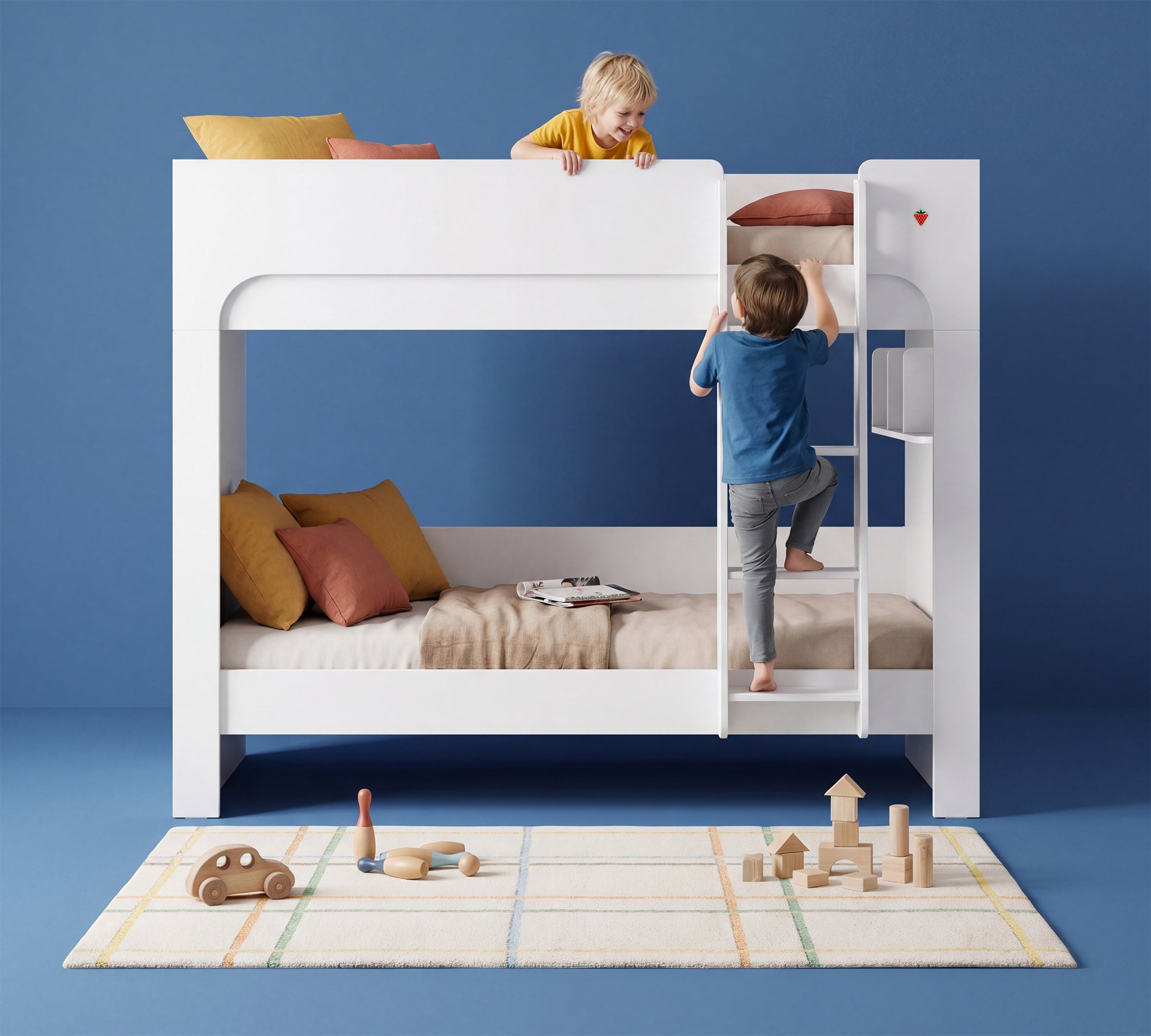 Letto a Castello Nest Bianco (90x200 cm)