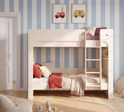 Letto a Castello Varia Crema (90x200 cm)