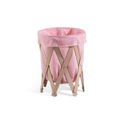 Woodba – Cesto Porta Giocattoli (Rosa)